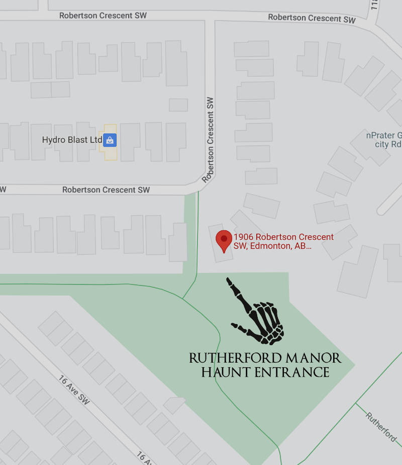 Rutherford Manor Haunt Map